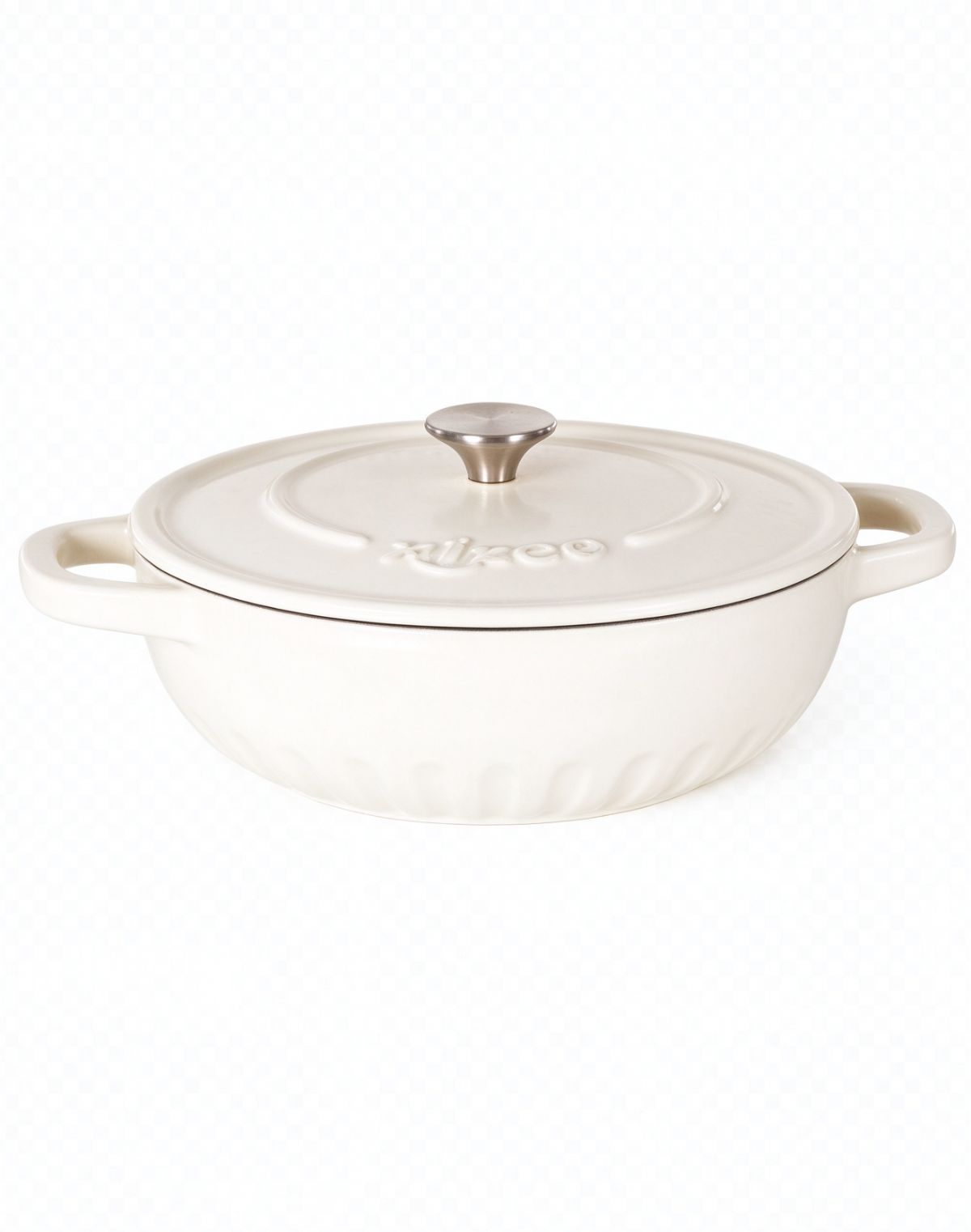 Sunflower Seafood Enameled Cast Iron Pot