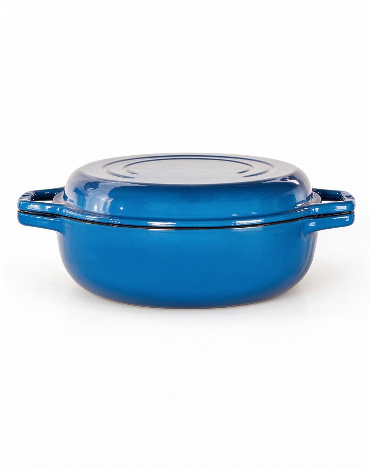 Dual-purpose Enameled Cast Iron Pot